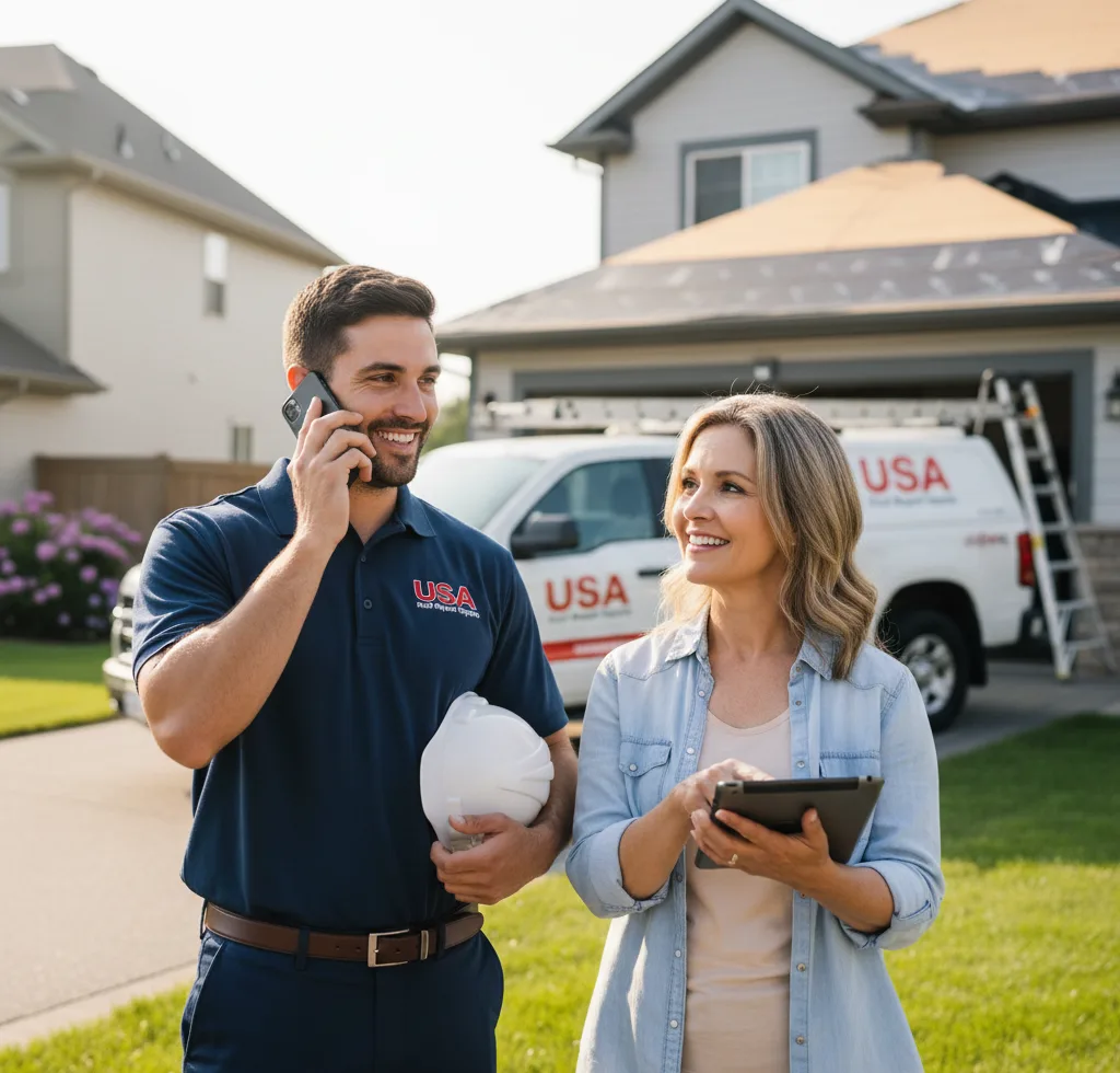 USA Roof Repair Experts customer support in Newton Highlands